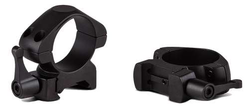 Konus 7407 Steel Rings  Matte Black 1" Quick Release Medium 0 MOA