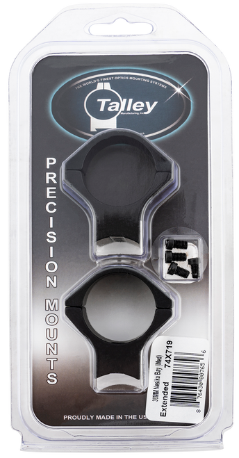 Talley 74X719 Savage Scope Mount/Ring Combo Black Anodized 30mm Medium Extended 0 MOA
