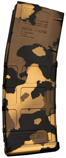 Weapon Works 228044 PMAG GEN M2 MOE 30rd Fits AR/M4 Gold Granite Polymer