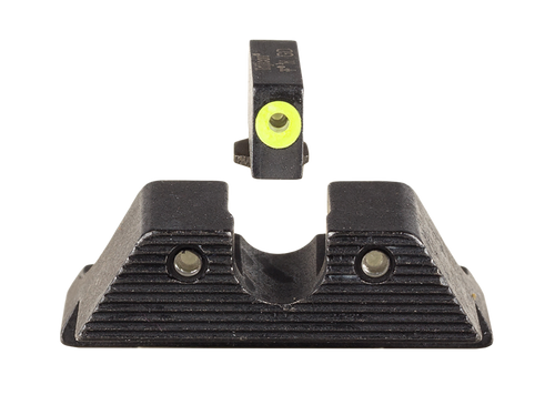 Trijicon 600845 HD XR Night Sight Set Green Tritium/Yellow Outline Front, Green Tritium Rear, Black Frame, Fits Glock/48/43/43X/43E Excludes MOS