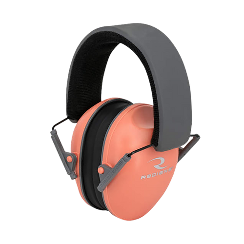 Radians LS0830CS Lowset Passive Muff 21 dB Over the Head Coral/Black Women 1 Pair
