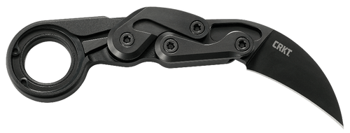 CRKT 4042 Provoke First Responder 2.41" Folding Plain Black TiN D2 Steel Blade/Black Aluminum Handle Includes Sheath