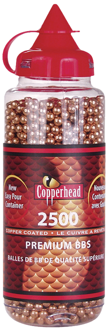 Crosman 0747 Copperhead  177 Copper-Coated Steel 2500/Bottle