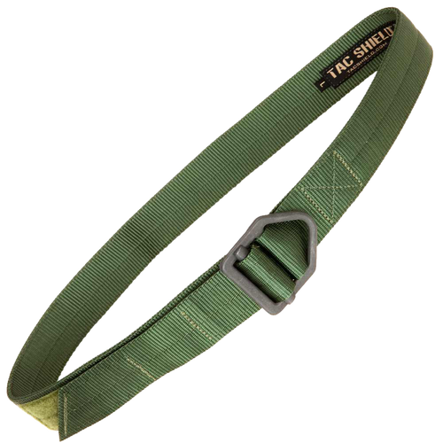 Tacshield T32LGOD Tactical Riggers Belt OD Green Webbing 38"-42" 1.75" Wide Rigger Buckle Closure