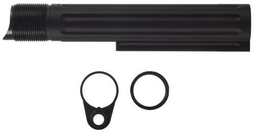 Primary Weapons EBT-RLCN-KIT Castle Nut  7075 T-6 Aluminum Black Anodized