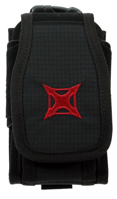 Vertx VTX5140BK Phone/Multi-Tool Pouch VTX 7" H x 4" W x 2" D Black Cordura w/Velcro Closing