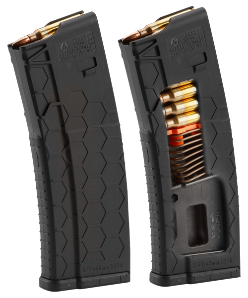 Hexmag HX1530ARBLK Series 2  Black Detachable 15rd Multi-Caliber for AR-15