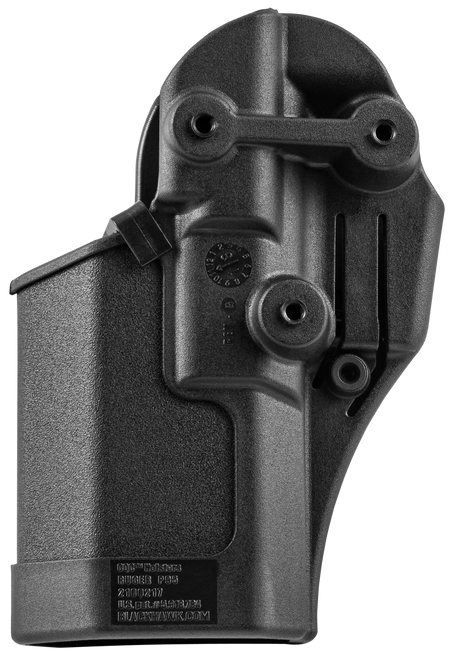 Blackhawk 410512BKR Serpa CQC  OWB Size 12 Matte Black Polymer Belt Loop/Paddle Fits Ruger P95 Right Hand