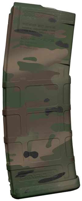 Weapon Works 228055 PMAG GEN M2 MOE 30rd Fits AR/M4 Multi-Cam Woodland Polymer