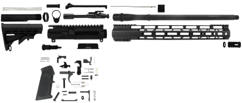 TacFire SSRK300LPK AR Build Kit Rifle 300 Blackout AR Platform Black Nitride Aluminum 1/2"-28 tpi *Sports South Exclusive.