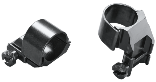 Weaver Mounts 49061 Detachable Top Mount Dual Extension Rings  Black 1" High