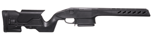 Archangel AA700SA Precision Elite Stock  Black Synthetic Fixed with Adjustable Cheek Riser for Remington 700 Short Action Includes Mag