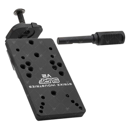 Strike Industries GSURFV2 Scorpion Universal Reflex Mount for Glock Version 2  Black Anodized