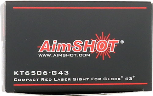 RED FITS GLOCK 43AIMSHOT ULTRALIGHT LASER SIGHT 