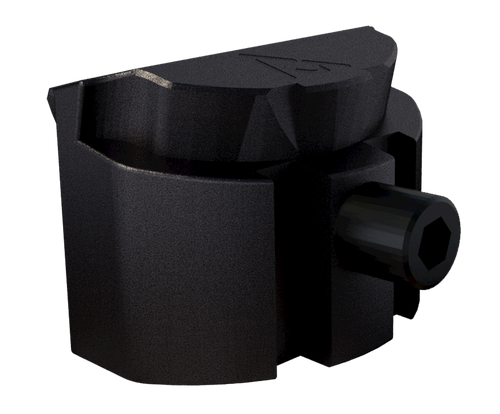 Rival Arms RA75G111A Grip Plug  Compatible w/Glock Gen4 (except 36/42/43), Black Anodized Aluminum