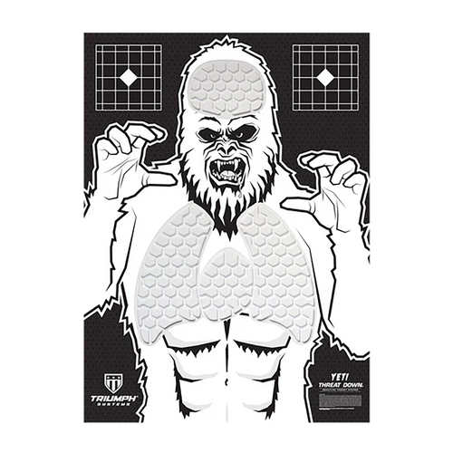 Triumph Systems 031513006 Threat Down Reactive Splatter Target Yeti Hanging Paper 30"H x 22"W