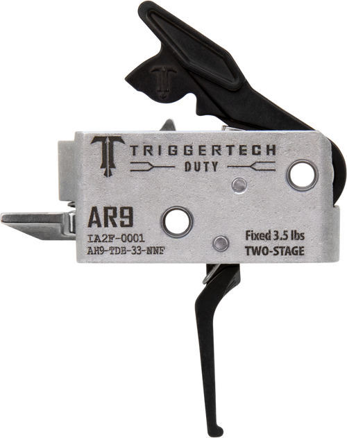 TriggerTech AH9TDB33NNF Duty  Flat Trigger Two-Stage 3.50 lbs Draw Weight Fits AR-9