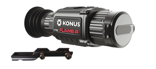 Konus 7952 Flame-R  Thermal Rifle Scope Hand Held/Mountable Scope Black 2.5-20x Multi Reticle 256x192 Resolution Zoom Digital 1x/2x/4x/8x