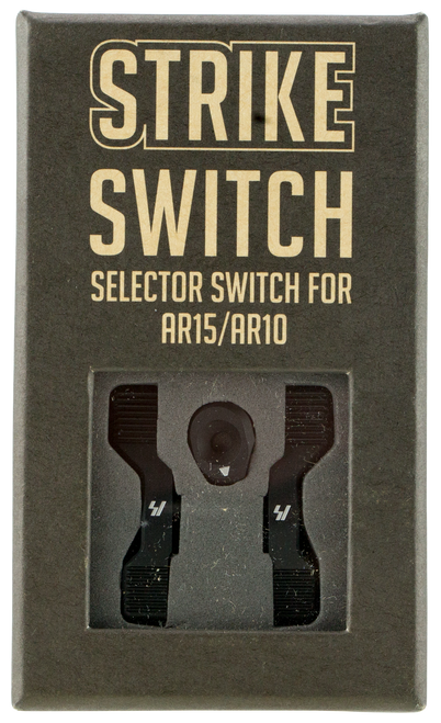 Strike Industries ARSSSBK Strike Switch 60/90 Degree Black Aluminum AR-Platform Ambidextrous