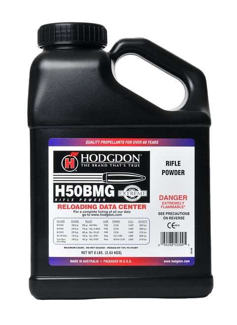 Hodgdon 50BMG8 Extreme H50BMG 50 Browning Machine Gun (BMG) 8 lbs 1 Canister