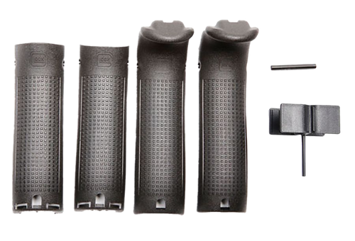 Glock 30819  Backstrap/Beavertail Set Compatible w/ Glock 20/21/40/41 Black Polymer