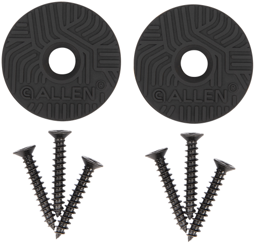 Allen 5649 Disc Gun & Tool Magnet Set Black Metal Screw On 2 pk