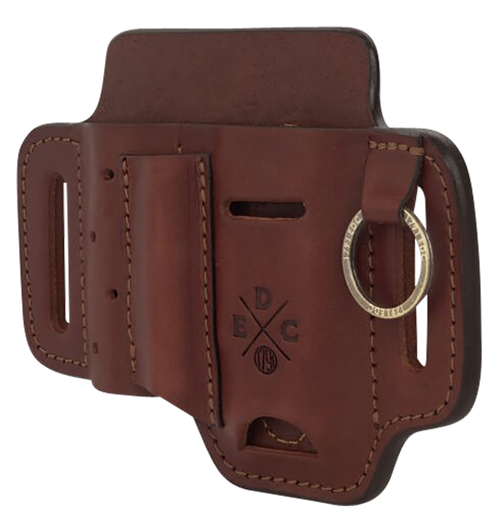 1791 Gunleather STESSFCHNA EDC Standard Easy Slide OWB Chestnut Leather Belt Slide Ambidextrous