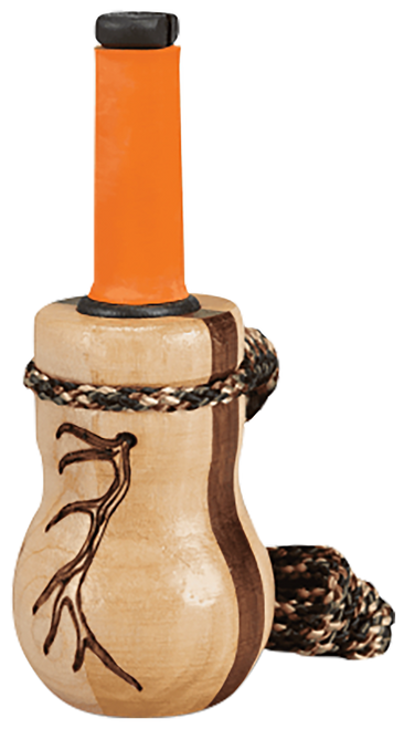 Wayne Carlton's Calls HSWCC70167 Lil' Heifer Cow Call Calf/Cow Sounds Walnut/Maple Wood Barrel