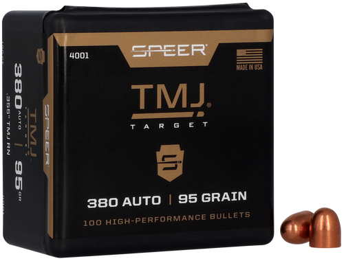 Speer 4001 TMJ  380ACP 95gr Total Metal Jacket 100 Per Box/5 Case