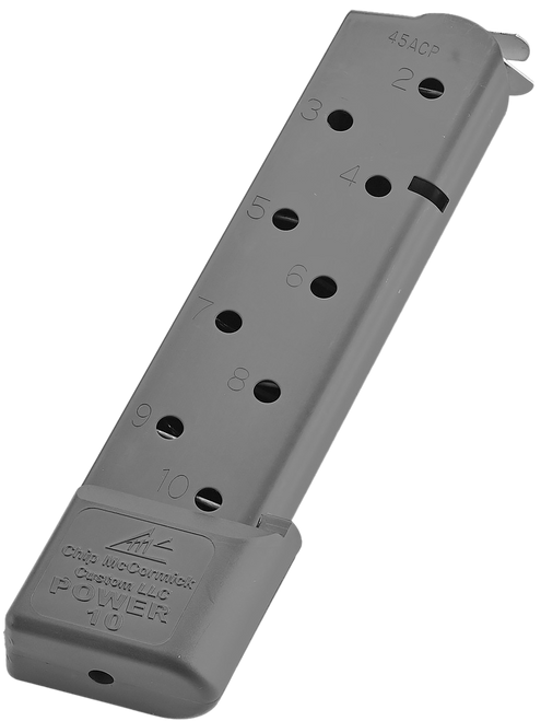 CMC Products 16150C Power Mag  10rd 45 ACP Fits 1911 Government Black Stainless Steel