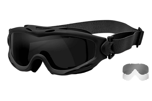 Wiley X SP29B Spear Goggles Smoke Gray Lens Matte Black Frame