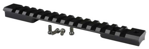 Warne 7672M Mountain Tech Tactical Rail Black Anodized Aluminum, Fits HS Precision/Bergara Premier/Remington 700 Long Action, 0 MOA