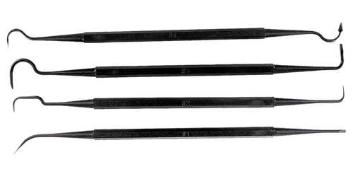 Tapco TAP22015 Gun Pick Tool Set Black Cleaning 4 Pack