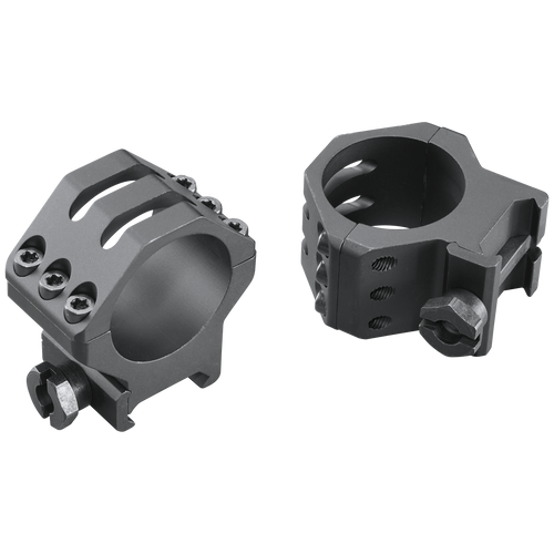 Weaver Mounts 99693 Six-Hole Picatinny Rings  Matte Black 30mm Medium
