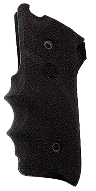 Hogue 82000 Rubber Grip  Black with Finger Grooves for Ruger Mark II, III