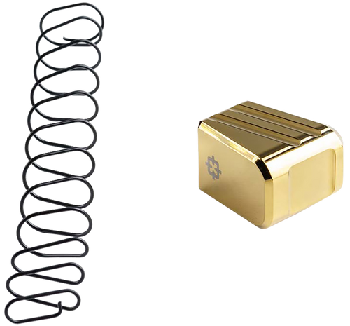 Cross Armory CRG+5MEG17GD Magazine Extension  Fits Glock 17/22/31 Gen 1-5 5rd Gold Aluminum