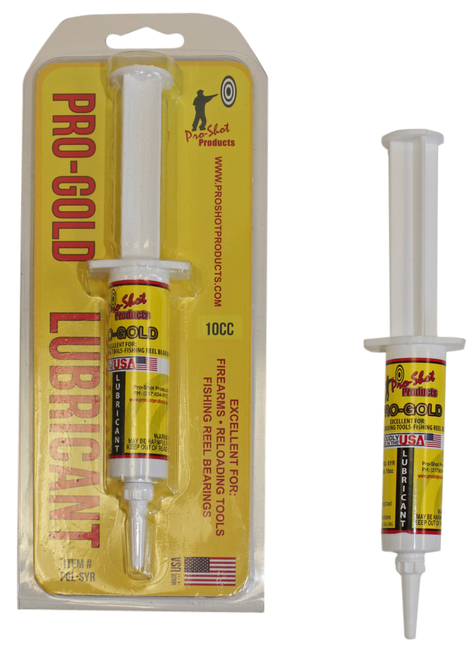 Pro-Shot PGLSYR Pro-Gold Lubricant 10 cc Needle Oiler