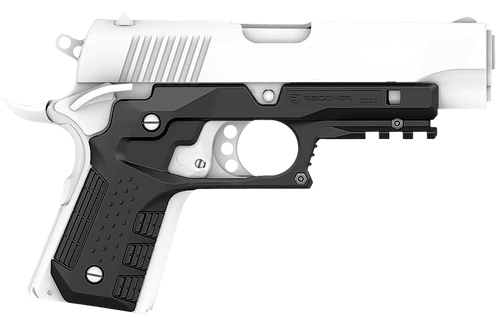 Recover Tactical CC3C-01 Grip & Rail System  Black Polymer Picatinny for Compact 1911