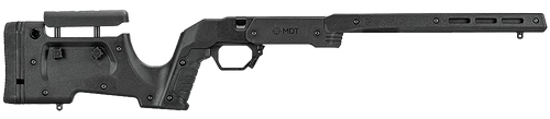 Mdt Sporting Goods Inc 104689BLK XRS Chassis Black Aluminum Core with Polymer Panels, Adj. Cheekrest, M-LOK Forend, Interchangeable Grips, AICS Mag Compatible, Fits Short Action Tikka T3