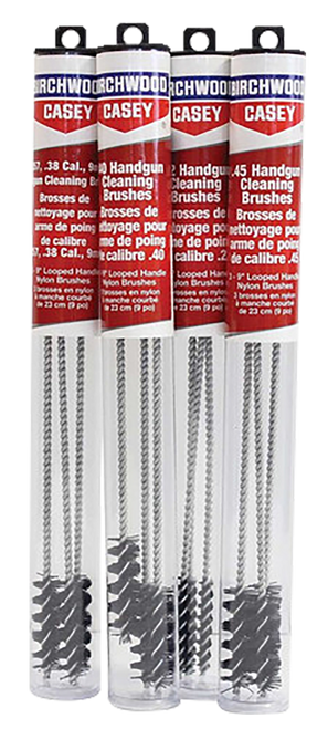 Birchwood Casey 41211 Cleaning Brushes Handgun Looped 40 Cal 9" 3 Pack