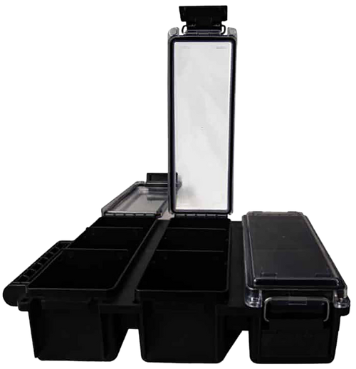 Berry's 68911 Tri-Can Triple Ammo Can Black Plastic