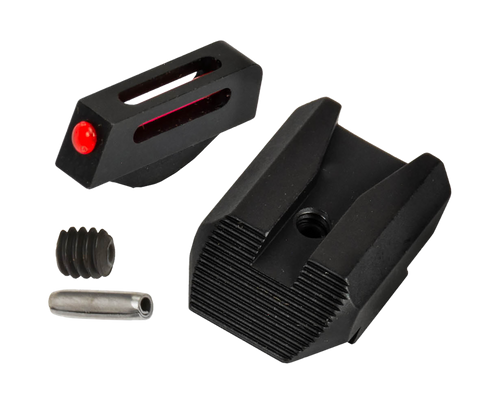 Kimber Mfg.,inc 4000153 KS6 Fiber Optic Sight Set  Red/Fiber Optic  Front Sight- Black/Blank Rear Sight