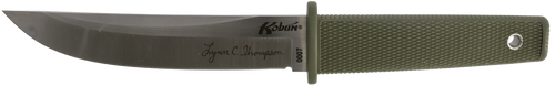 Cold Steel CS17TAA Kobun Lynn Thompson Signature 5.50" Fixed Tanto Plain AUS-8A SS Blade/4.38" OD Green Kray-Ex Handle Includes Sheath