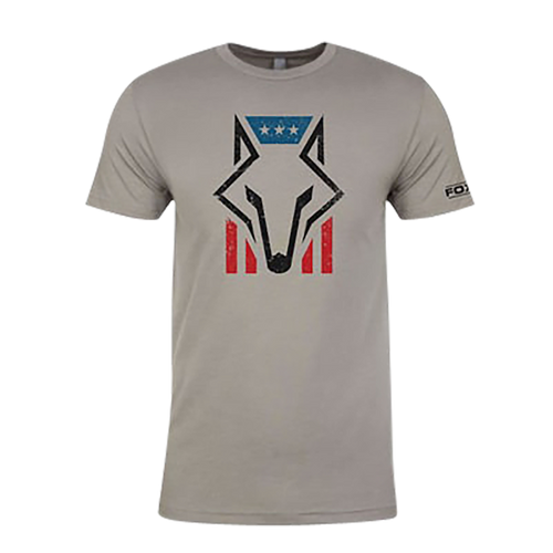 Foxpro FHFGS Foxhead Flag Gray Cotton/Polyester Short Sleeve Small