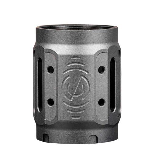 SilencerCo AC5449 Bravo MAAD Brake 2.0 Black Anodized Aluminum 2.11" OAL 1.68" Diameter