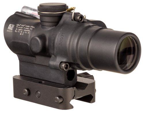 Trijicon 400330 ACOG TA44 Matte Black Anodized 1.5x16mm Illuminated Red Circle w/Dot Reticle