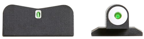 XS Sights SW0022P5 DXT Big Dot Night Sights- Smith & Wesson  Black | Green Tritium White Outline Front Sight Green Tritium White Outline Bar Rear Sight