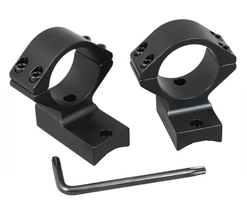 Talley 948749 Scope Mount/Ring Combo  Black Anodized Aluminum 1" Tube Kimber 84M Medium Rings 0 MOA