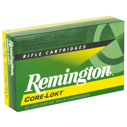 Remington .30-06 Springfield Ammo 180gr PSPCL Ammunition - 20 Rounds