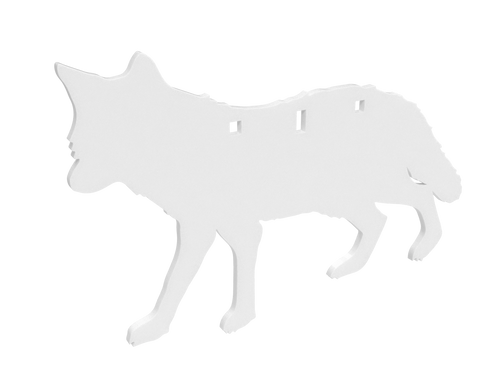 Birchwood Casey BC-47711 Centerfire Silhouette Coyote 3/8" AR500 Steel Target